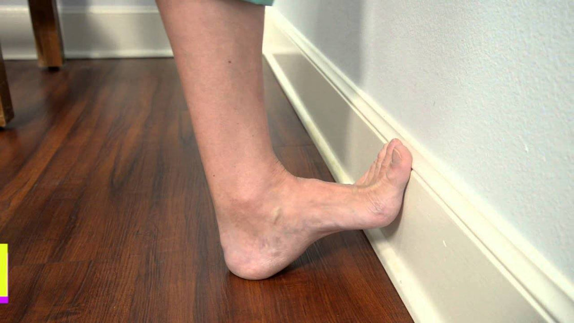Plantar Fasciitis Stretches Standing Stretch The Healing Sole