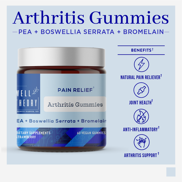 Arthritis Support Gummy PEA, Boswellia Serrata, Bromelain The