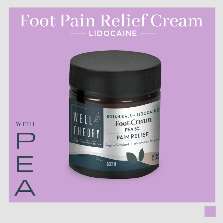 Foot Pain Relief Cream with Lidocaine