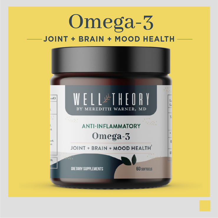 Omega-3 Softgels: Anti-Inflammatory + Brain & Mood Health + Pain Reliever