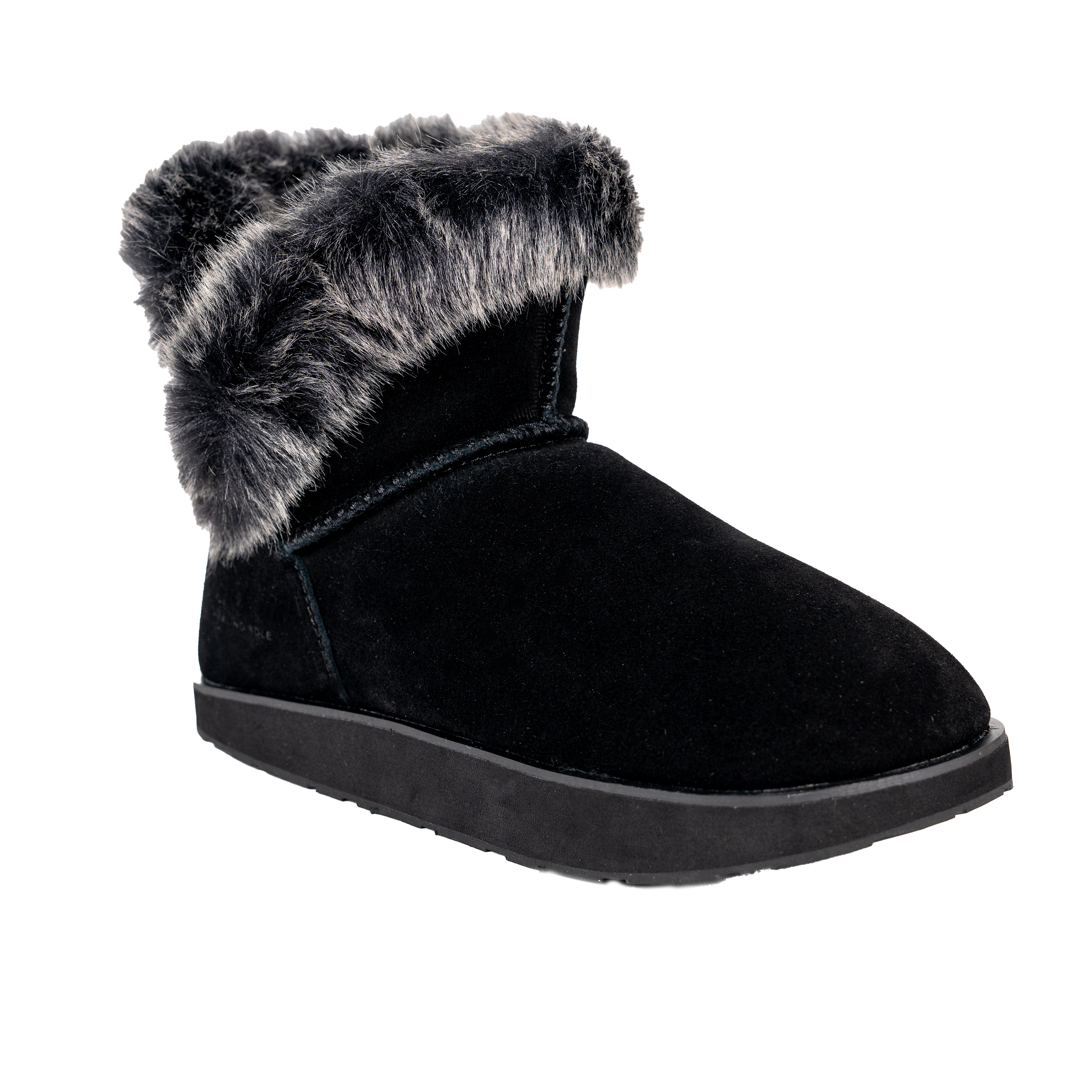 Black suede women's ella on sale booties