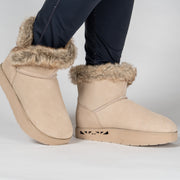 Ella Suede Boot With Fur - Women's