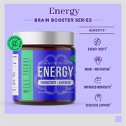 Energy Brain Booster: Lion’s Mane, Cordyceps, L-Tyrosine, ALCAR,& More