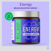 Energy Brain Booster: Lion’s Mane, Cordyceps, L-Tyrosine, ALCAR by The Well Theory - No Caffeine