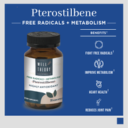 Pterostilbene: Super Antioxidant +Free Radicals + Metabolism