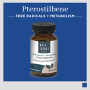 Pterostilbene: Super Antioxidant +Free Radicals + Metabolism