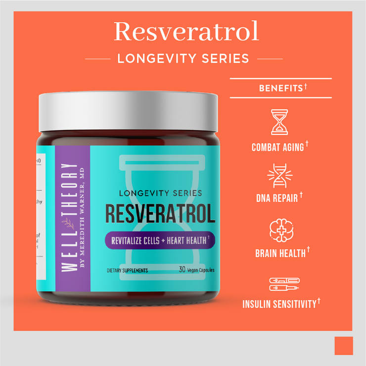 Resveratrol: Revitalize Cells + Heart Health + Anti-Inflammatory