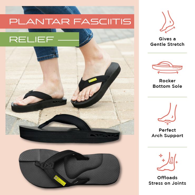 Healing sole flip flops hotsell
