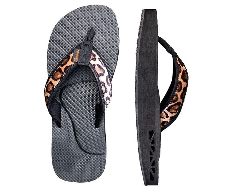 Palmer Women's Flip Flop - Leopard Print