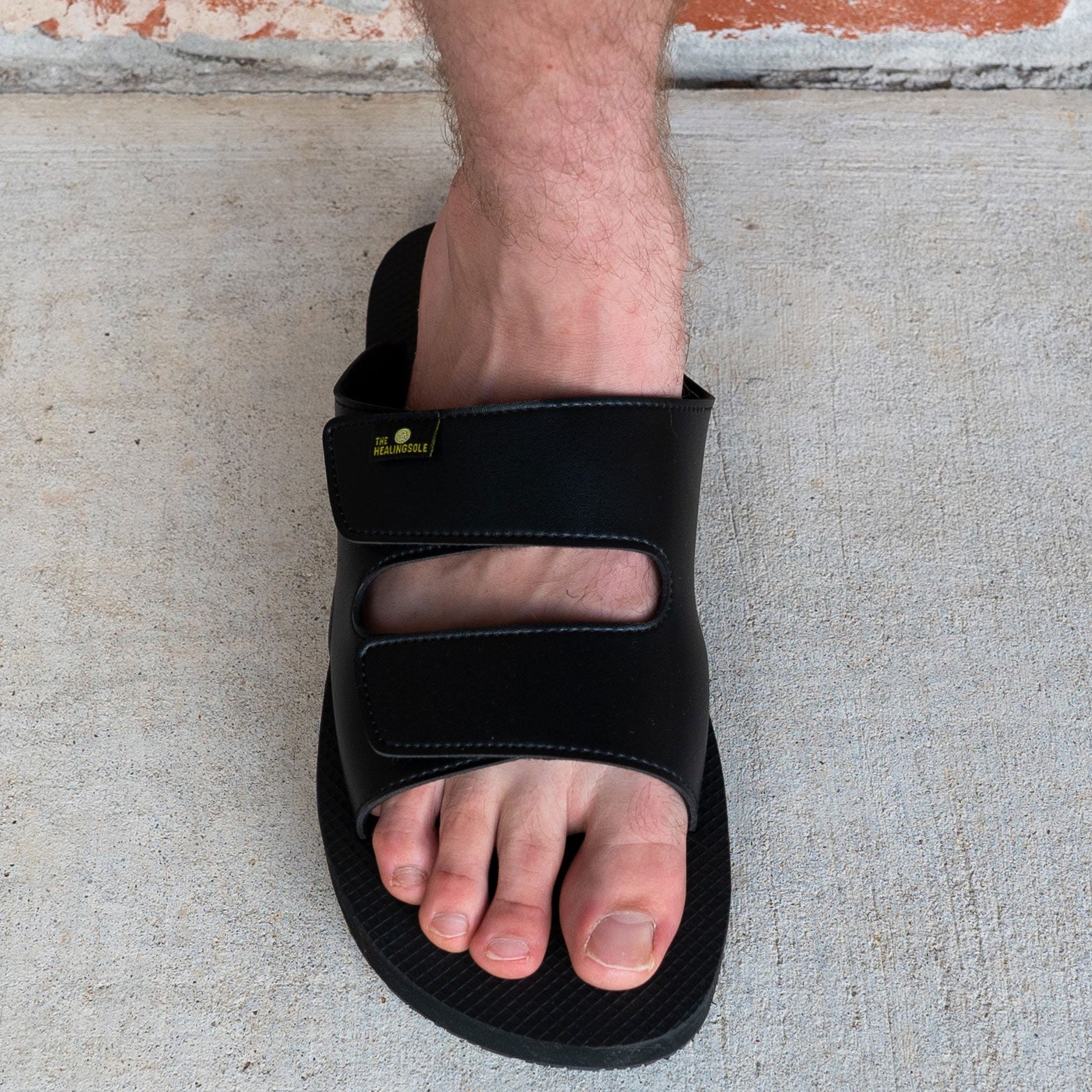 The‎ Healing Sole Black Flip Flops Size M 11.5/W 13 Skyler Thong Sandal - Black – aetrex main image 2